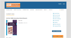 Desktop Screenshot of dental-research.com